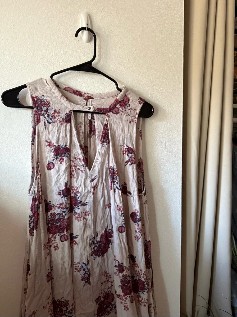 Free People Tree Swing Floral Tunic Mini Dress